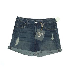 Indigo Rein Destroyed Jean Shorts - Size 17